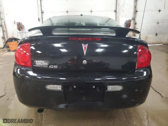 2007 Pontiac G5 with VIN 1G2AL15F577388265, listed as a Copart auction lot 72452964 with 217,138 mi miles and Clean Title. Bid and sale history available at carsss.com. Image 6.