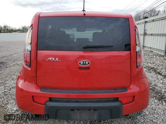 2011 Kia Soul + with VIN KNDJT2A29B7202031, listed as a Copart auction lot 51232755 with 106,497 mi miles and Salvage Title. Bid and sale history available at carsss.com. Image 6.
