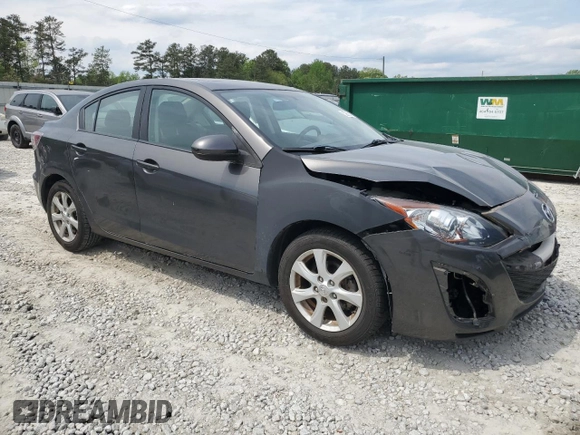 2010 Mazda Mazda3 i Touring with VIN JM1BL1SF5A1241636, listed as a Copart auction lot 52624185 with 96,466 mi miles and Salvage Title. Bid and sale history available at carsss.com. Image 4.
