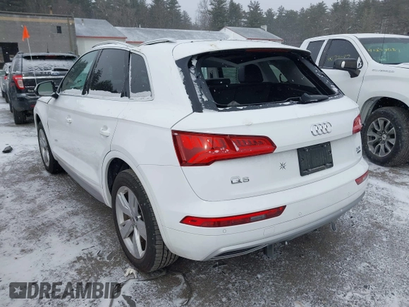 2018 Audi Q5 Premium Plus z VIN WA1BNAFY4J2221775, wystawiony jako IAAI lot #41263161 z przebiegiem 80 892 mil mil oraz . Historia ofert i sprzedaży dostępna na DreamBid. Obrazek 3.
