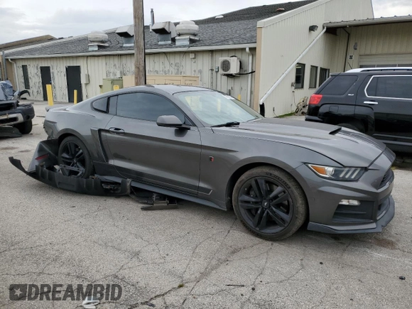 2015 Ford Mustang EcoBoost with VIN 1FA6P8TH8F5372855, listed as a Copart auction lot 72701714 with 94,531 mi miles and Non Repairable. Bid and sale history available at carsss.com. Image 4.