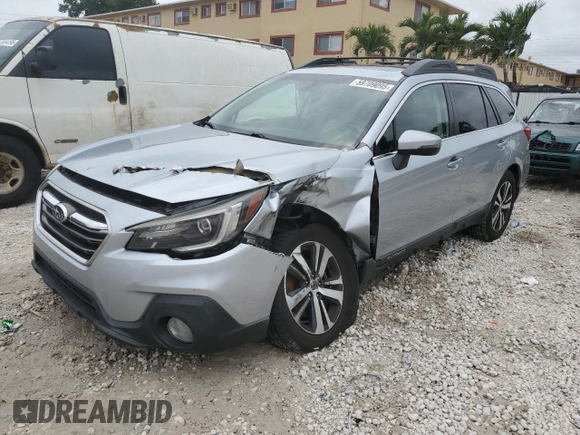 2018 Subaru Outback Limited with VIN 4S4BSANC6J3258403, listed as a Copart auction lot 59709095 with 87,133 mi miles and Clean title. Bid and sale history available at DreamBid. Image 1.