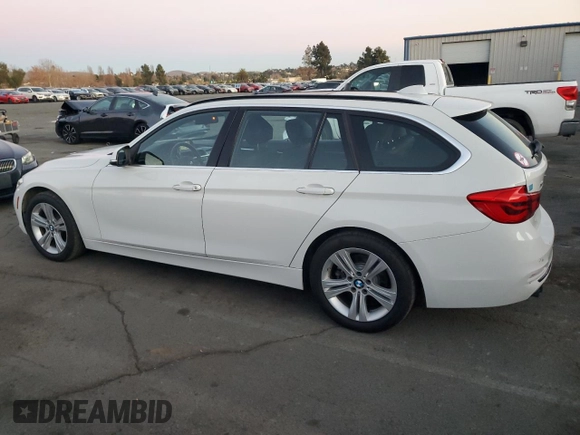 2017 BMW 3 Series 330i xDrive with VIN WBA8K3C32HA022928, listed as a Copart auction lot 84476524 with 50,086 mi miles and Salvage Title. Bid and sale history available at carsss.com. Image 2.