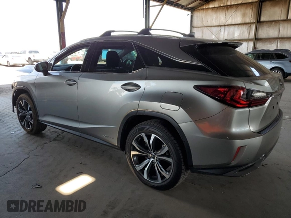 2019 Lexus RX 450h z VIN 2T2BGMCA7KC035624, wystawiony jako Copart lot #58935495 z przebiegiem 50 549 mil mil oraz Szkoda całkowita • Salvage title. Historia ofert i sprzedaży dostępna na DreamBid. Obrazek 2.