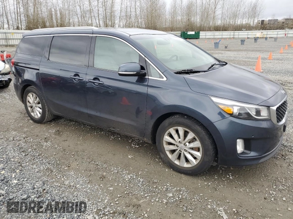 2017 Kia Sedona EX with VIN KNDMC5C11H6272334, listed as a Copart auction lot 46475915 with 205,171 mi miles and Clean Title. Bid and sale history available at carsss.com. Image 4.