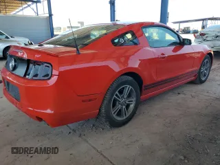 2013 Ford Mustang V6 with VIN 1ZVBP8AM0D5230180, listed as a Copart auction lot 61626655 with 100,168 mi miles and Salvage title. Bid and sale history available at DreamBid. Image 3.