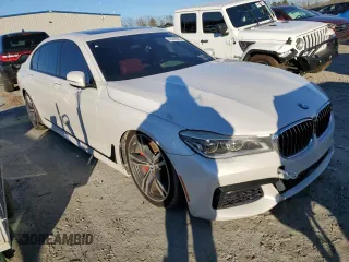 2017 BMW 7 Series 750i with VIN WBA7F0C51HGM21052, listed as a Copart auction lot 46299535 with 85,765 mi miles and Clean Title. Bid and sale history available at carsss.com. Image 4.