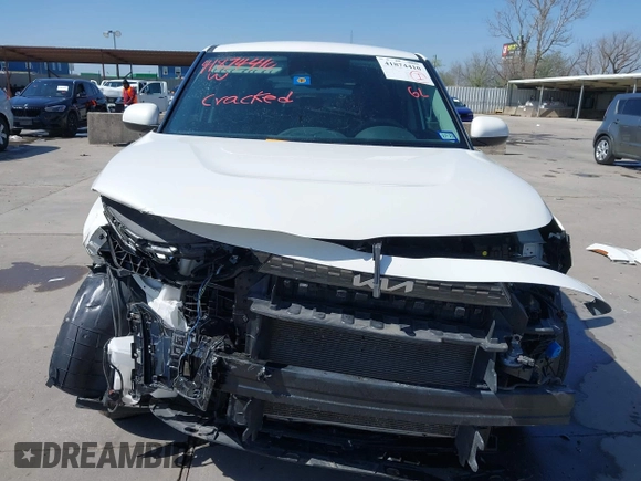2023 Kia Soul EX with VIN KNDJ33AU4P7886985, listed as a IAAI auction lot 41874410 with 19,124 mi miles. Bid and sale history available at carsss.com. Image 6.