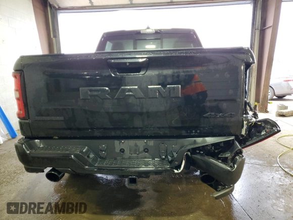 2025 Ram 1500 Big Horn with VIN 1C6SRFFPXSN511220, listed as a Copart auction lot 44011285 with 20,861 mi miles and Salvage Title. Bid and sale history available at carsss.com. Image 6.