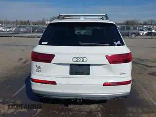2017 Audi Q7 Premium Plus with VIN WA1LHAF71HD049724, listed as a IAAI auction lot 41405955 with 117,741 mi miles and . Bid and sale history available at DreamBid. Image 16.