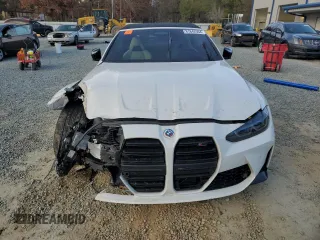 2022 BMW M4 Competition xDrive with VIN WBS33BA03NCK37773, listed as a Copart auction lot 81842564 with 0 mi miles and Salvage Title. Bid and sale history available at carsss.com. Image 5.