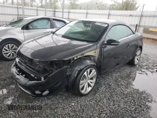 2013 Volkswagen Eos Lux with VIN WVWFW8AH3DV005858, listed as a Copart auction lot 51748545 with 76,624 mi miles and Salvage Title. Bid and sale history available at DreamBid. Image 1.