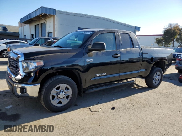 2019 Toyota Tundra 2WD SR with VIN 5TFRY5F18KX249864, listed as a Copart auction lot 89007695 with 42,346 mi miles and Salvage Title. Bid and sale history available at carsss.com. Image 1.