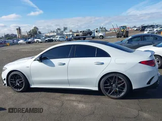 2021 Mercedes-Benz CLA 45 AMG with VIN W1K5J5DB4MN206125, listed as a IAAI auction lot 40928985 with 34,410 mi miles and . Bid and sale history available at DreamBid. Image 14.