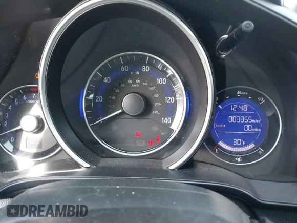 2017 Honda Fit EX with VIN 3HGGK5H79HM712010, listed as a IAAI auction lot 41597987 with 83,355 mi miles. Bid and sale history available at carsss.com. Image 7.