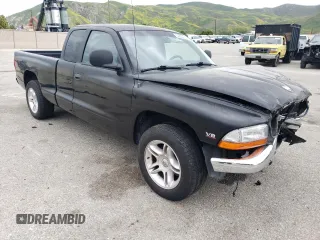 1997 Dodge Dakota with VIN 1B7GL23Y1VS266707, listed as a Copart auction lot 52206055 with 150,367 mi miles and Salvage Title. Bid and sale history available at carsss.com. Image 4.