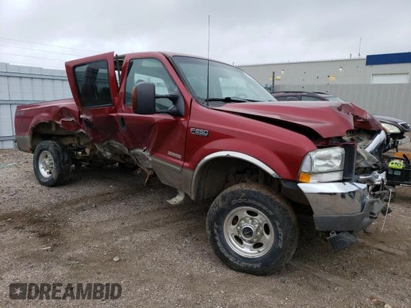 2003 Ford Super Duty F-250 XL with VIN 1FTNW21P93EC88958, listed as a Copart auction lot 66421014 with 0 mi miles and Salvage Title. Bid and sale history available at carsss.com. Image 4.