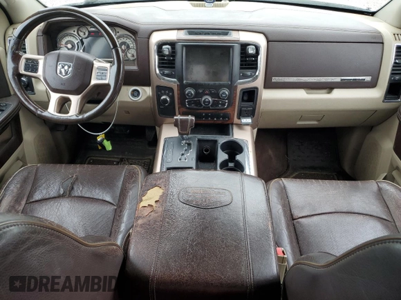 2013 Ram 1500 Laramie Longhorn with VIN 1C6RR7PT0DS647022, listed as a Copart auction lot 58047165 with 258,753 mi miles and Salvage title. Bid and sale history available at DreamBid. Image 8.