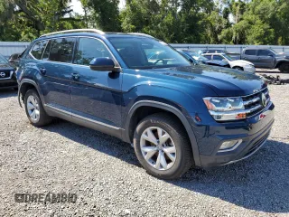 2018 Volkswagen Atlas SEL Premium z VIN 1V2NR2CA6JC577688, wystawiony jako Copart lot #60800465 z przebiegiem 82 841 mil mil oraz Szkoda całkowita • Salvage title. Historia ofert i sprzedaży dostępna na DreamBid. Obrazek 4.