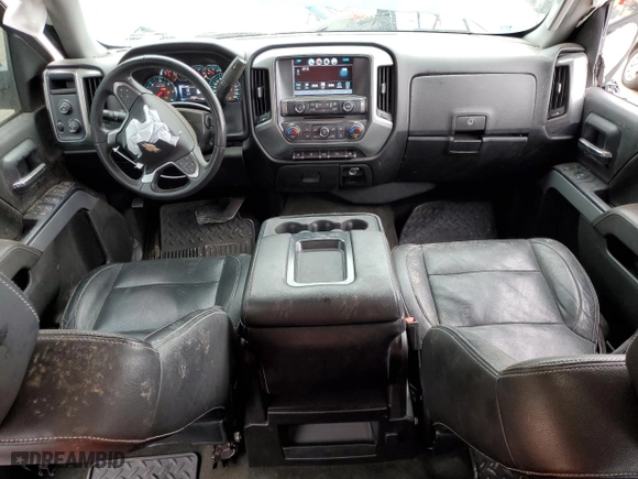 2017 Chevrolet Silverado 1500 LT with VIN 3GCUKREC4HG233177, listed as a Copart auction lot 89306715 with 145,050 mi miles and Salvage Title. Bid and sale history available at carsss.com. Image 8.