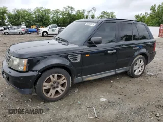 2006 Land Rover Range Rover Sport HSE with VIN SALSF25486A920825, listed as a Copart auction lot 58063625 with 218,694 mi miles and Salvage title. Bid and sale history available at DreamBid. Image 1.