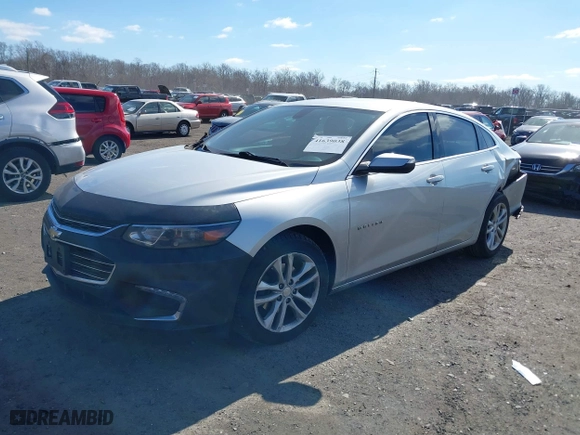 2018 Chevrolet Malibu LT with VIN 1G1ZD5ST2JF142177, listed as a IAAI auction lot 41639038 with 172,522 mi miles. Bid and sale history available at carsss.com. Image 2.