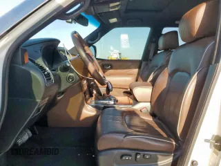 2015 Infiniti QX80 with VIN JN8AZ2NE9F9083611, listed as a Copart auction lot 53046305 with 143,167 mi miles and Salvage title. Bid and sale history available at DreamBid. Image 7.