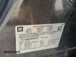 2014 Chevrolet Silverado 1500 LTZ with VIN 1GCVKSEC3EZ280112, listed as a Copart auction lot 55689055 with 126,269 mi miles and Clean Title. Bid and sale history available at DreamBid. Image 12.
