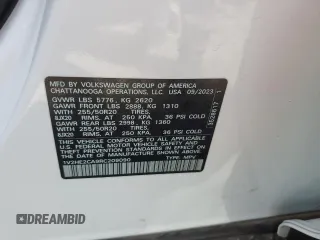 2024 Volkswagen Atlas SE with VIN 1V2HE2CA9RC209090, listed as a Copart auction lot 53399215 with 24,270 mi miles and Salvage title. Bid and sale history available at DreamBid. Image 13.