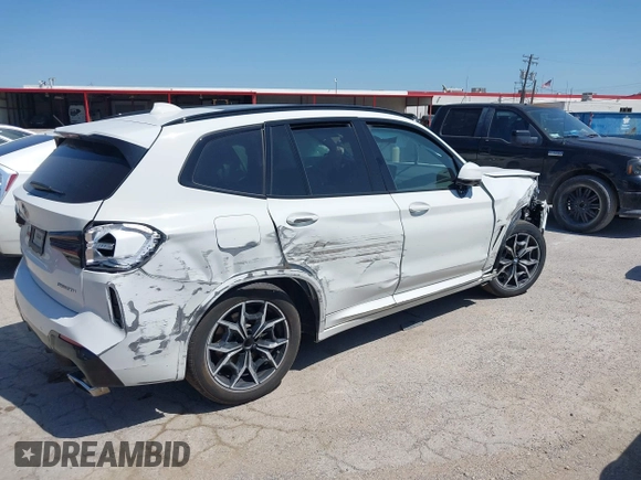 2023 BMW X3 sDrive30i with VIN 5UX43DP05P9S19868, listed as a IAAI auction lot 41989094 with Not Provided miles and . Bid and sale history available at DreamBid. Image 4.