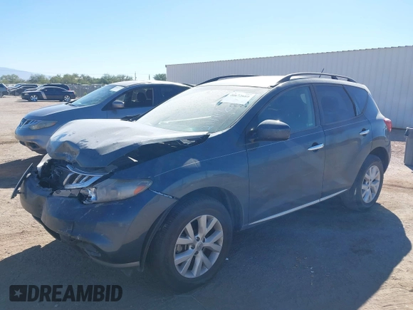 2013 Nissan Murano SL with VIN JN8AZ1MU7DW214116, listed as a IAAI auction lot 40672689 with Not provided miles and . Bid and sale history available at DreamBid. Image 17.