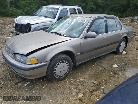 1991 Honda Accord z VIN 1HGCB7655MA125418, wystawiony jako Copart lot #42049712 z przebiegiem 241 937 mil mil oraz Nie do naprawy • Non repairable. Historia ofert i sprzedaży dostępna na DreamBid. Obrazek 1.