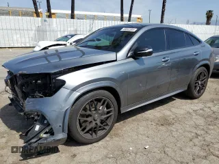 2023 Mercedes-Benz GLE 53 AMG with VIN 4JGFD6BB8PA956746, listed as a Copart auction lot 49892385 with 24,576 mi miles and Salvage title. Bid and sale history available at DreamBid. Image 1.