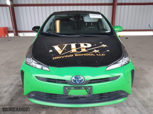 2019 Toyota Prius L Eco with VIN JTDKARFU8K3095428, listed as a IAAI auction lot 41804331 with 154,877 mi miles. Bid and sale history available at carsss.com. Image 12.