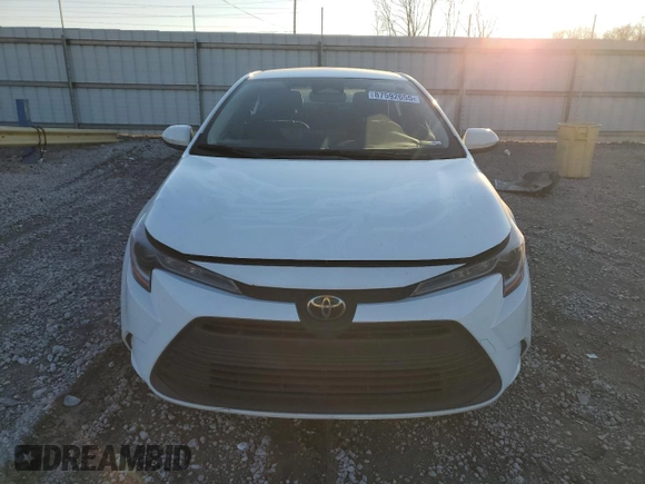 2023 Toyota Corolla LE with VIN JTDB4MEE2P3008859, listed as a Copart auction lot 87592655 with 41,507 mi miles and Salvage Title. Bid and sale history available at DreamBid. Image 5.