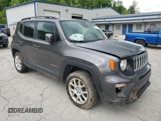 2020 Jeep Renegade Latitude z VIN ZACNJBBB1LPL03636, wystawiony jako Copart lot #55380425 z przebiegiem 68 858 mil mil oraz Szkoda całkowita • Salvage title. Historia ofert i sprzedaży dostępna na DreamBid. Obrazek 4.
