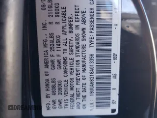 2008 Acura TL with VIN 19UUA66218A013356, listed as a Copart auction lot 45976775 with 71,333 mi miles and Salvage Title. Bid and sale history available at carsss.com. Image 14.