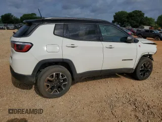 2019 Jeep Compass Trailhawk with VIN 3C4NJDDB5KT795347, listed as a Copart auction lot 57111655 with 78,010 mi miles and Salvage title. Bid and sale history available at DreamBid. Image 3.