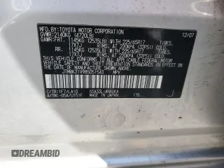 2008 Toyota RAV4 Limited with VIN JTMBK31V985051543, listed as a Copart auction lot 61755855 with 124,868 mi miles and Salvage title. Bid and sale history available at DreamBid. Image 13.