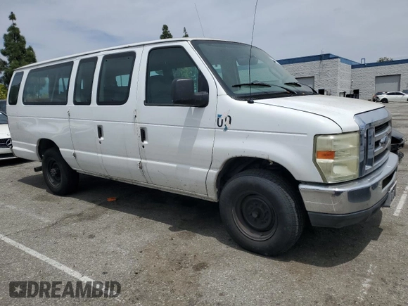 2008 Ford Econoline Passenger XL with VIN 1FBSS31L58DA91854, listed as a Copart auction lot 55474115 with 388,178 mi miles and Salvage title. Bid and sale history available at DreamBid. Image 4.