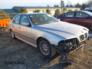1999 BMW 5 Series 528iA with VIN WBADM6336XBY31254, listed as a IAAI auction lot 41408089 with 221,176 mi miles. Bid and sale history available at carsss.com. Image 1.