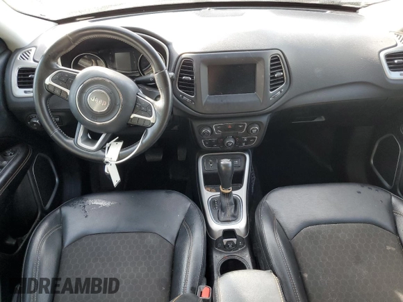 2020 Jeep Compass Latitude with VIN 3C4NJCBB4LT102217, listed as a Copart auction lot 59883755 with 56,257 mi miles and Non repairable. Bid and sale history available at DreamBid. Image 8.