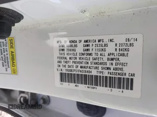 2015 Acura TLX V6 Tech with VIN 19UUB2F51FA006484, listed as a IAAI auction lot 41842538 with 135,135 mi miles. Bid and sale history available at carsss.com. Image 9.
