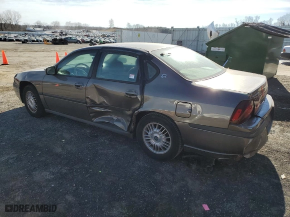2002 Chevrolet Impala with VIN 2G1WF55K029189458, listed as a Copart auction lot 41745695 with 182,236 mi miles and Non Repairable. Bid and sale history available at carsss.com. Image 2.