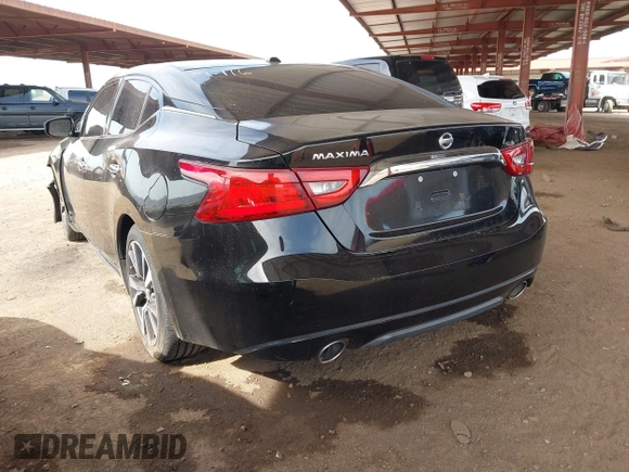 2016 Nissan Maxima SL with VIN 1N4AA6AP0GC900041, listed as a IAAI auction lot 41913634 with 149,774 mi miles and . Bid and sale history available at DreamBid. Image 3.