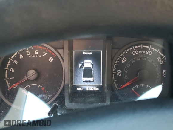 2022 Toyota Tacoma SR with VIN 3TYSX5EN8NT016817, listed as a Copart auction lot 87709505 with 52,825 mi miles and Salvage title. Bid and sale history available at DreamBid. Image 9.