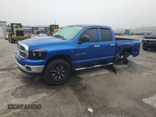 2007 Dodge 1500 SLT с VIN 1D7HU18207J543118, выставлен на аукционе Copart как лот 58303475 с пробегом 199 951 миль миль и Списание • Salvage title. История ставок и продаж доступна на DreamBid. Изображение 1.