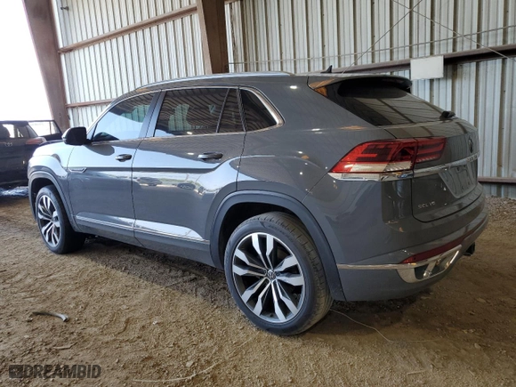 2020 Volkswagen Atlas Cross Sport 3.6L V6 SEL R-Line with VIN 1V2RE2CA9LC222028, listed as a Copart auction lot 55630924 with 0 mi miles and Salvage Title. Bid and sale history available at carsss.com. Image 2.