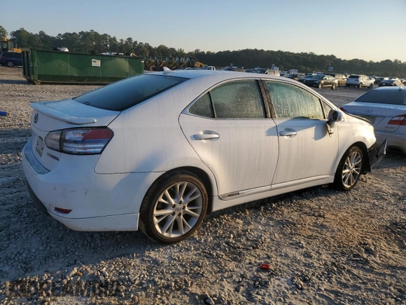 2010 Lexus HS with VIN JTHBB1BA1A2001130, listed as a Copart auction lot 74624334 with 139,193 mi miles and Salvage Title. Bid and sale history available at carsss.com. Image 3.
