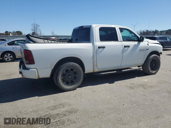 2016 Ram 1500 Express with VIN 1C6RR6KT9GS298254, listed as a Copart auction lot 47488505 with 141,905 mi miles and Salvage title. Bid and sale history available at DreamBid. Image 3.